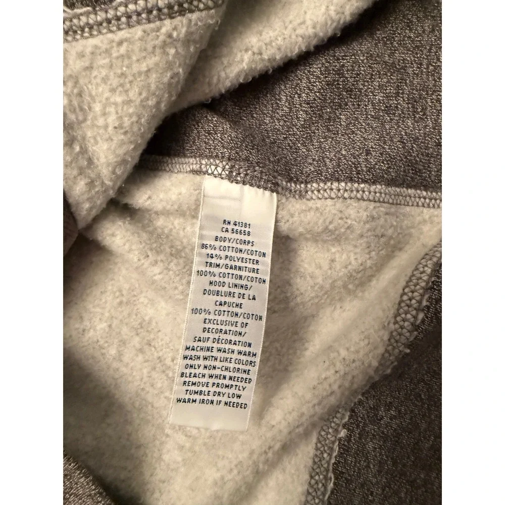 Polo Ralph Lauren Mens XXL Full Zip Hoodie Heather Grey Fleece Pony Logo Jacket